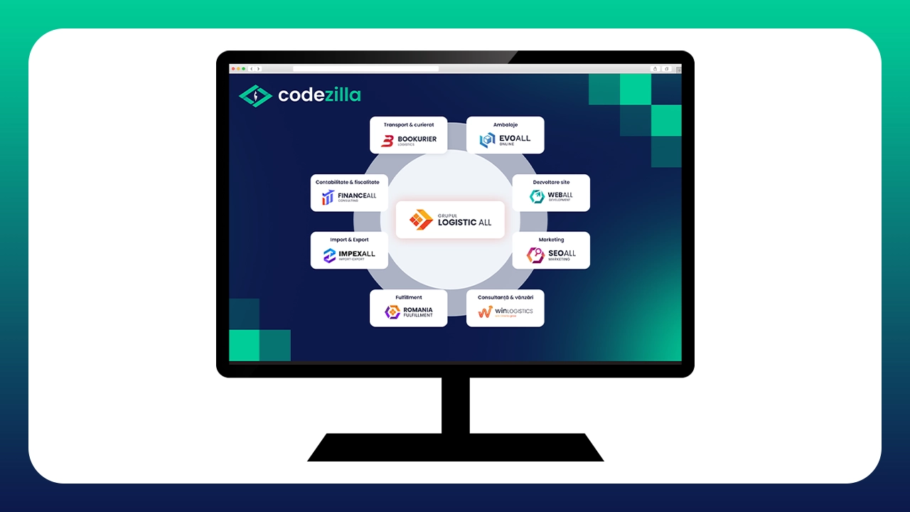 Află cum Codezilla a transformat prezența online a Grupului Logistic ALL prin dezvoltarea de website-uri performante