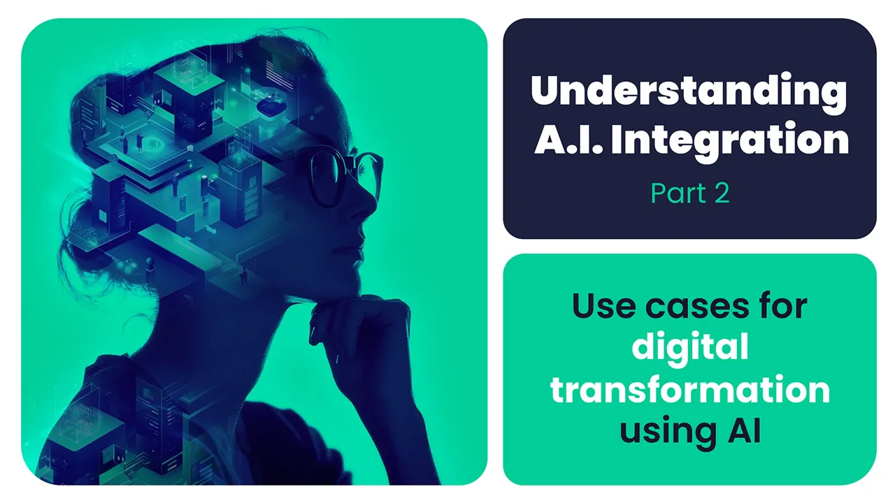 Discover the impact of AI on digital transformation. Lear how to utilize existing AI platforms, develop tailored solutions, and elevate marketing efforts.